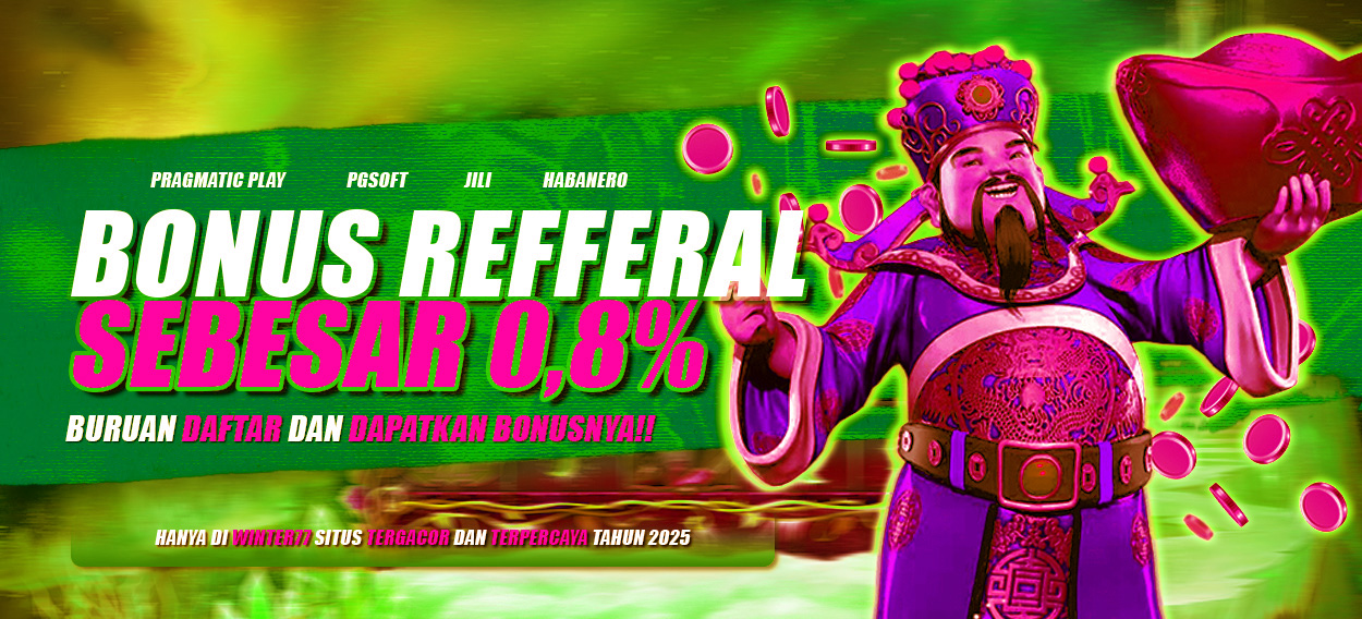 BONUS REFFERAL 0,8%